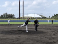 第109回九州地区大学野球選手権南部九州ブロック大会・沖縄地区予選 開会式 特別協賛社あいさつ・始球式 2023/04/08 18:01:45