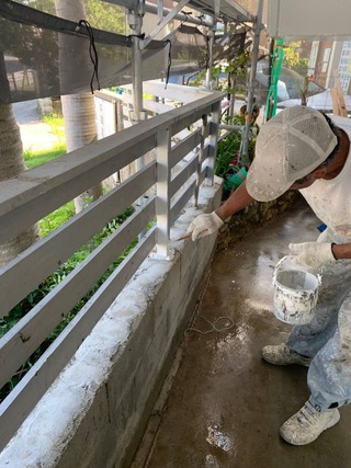 うるま市与那城屋慶名、M様邸、外壁（391㎡）・防水（148㎡）改修・塗装工事5/14着工～7/3完工✨