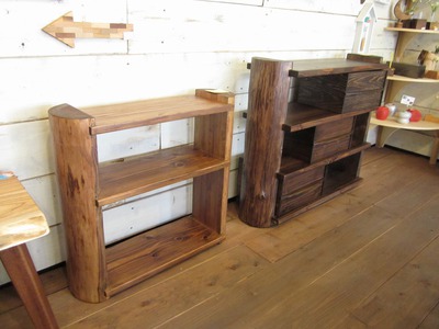 Mokumokuな日々 丸太の家具