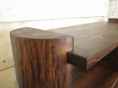 Mokumokuな日々 丸太の家具