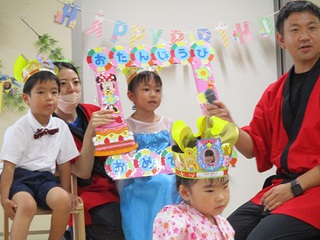 6月の誕生会＆七夕集会☆彡の様子