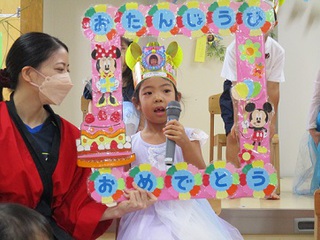 6月の誕生会＆七夕集会☆彡の様子