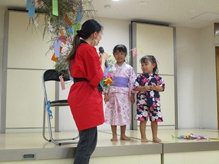 6月の誕生会＆七夕集会☆彡の様子