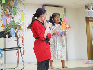 6月の誕生会＆七夕集会☆彡の様子