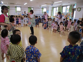 6月の誕生会＆七夕集会☆彡の様子