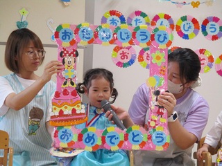 ９月生まれのお誕生会