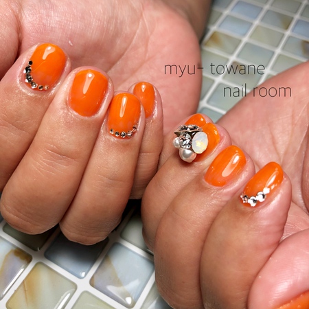 EVERNAIL ジューシーオレンジ ショートラウンドS 専用接着剤付 【公式