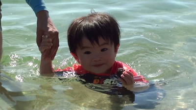 海デビュー