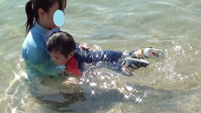 海デビュー