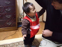 誕生日の一升餅（一生餅・背負餅・誕生餅） 2008/01/23 15:30:24