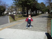 公園にて