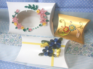 作品　ペーパークイリング（ギフトBox）