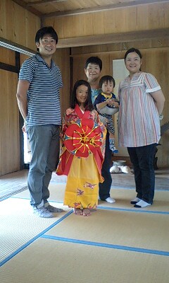 『家族揃って変身(^O^)/』