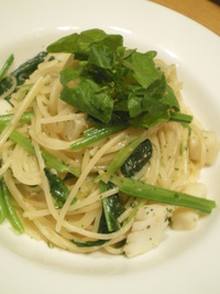 クレソンのパスタ☆ 2012/04/15 18:48:55