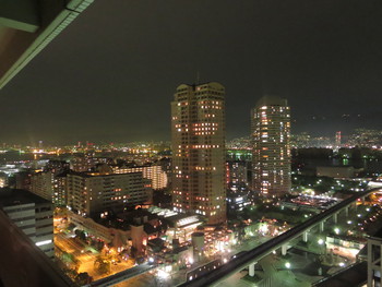 六甲アイランドベイシェラトンクラブフロア夜景