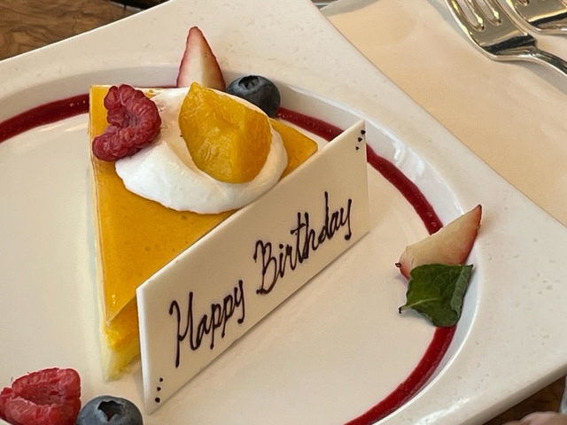 JWマリオット奈良　お誕生日ケーキ