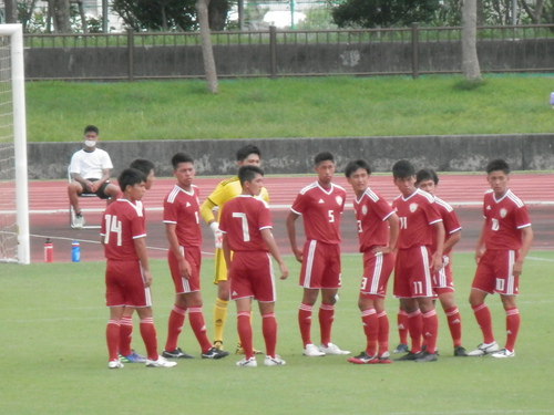 県総体初戦 那覇西高校サッカー部