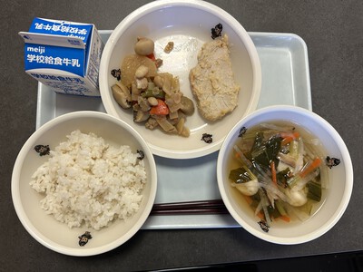 今日の給食献立