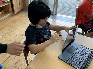 タブレットPCの操作