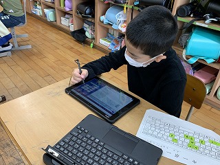 タブレットPCの操作