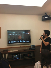 カラオケ大会！！機械でGO！！