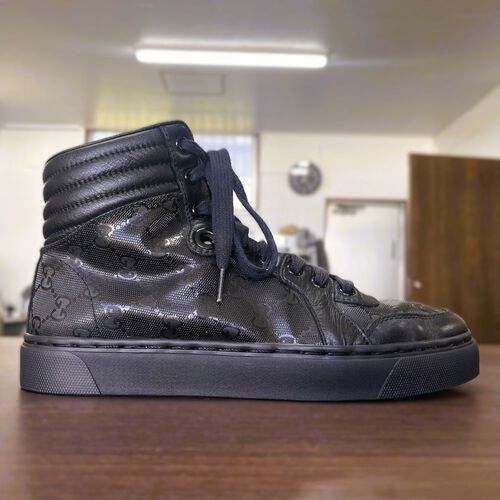 GUCCI（グッチ）GGインプリメ ハイカットスニーカーをオールソール