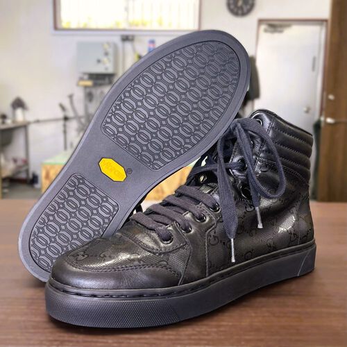 GUCCI（グッチ）GGインプリメ ハイカットスニーカーをオールソール