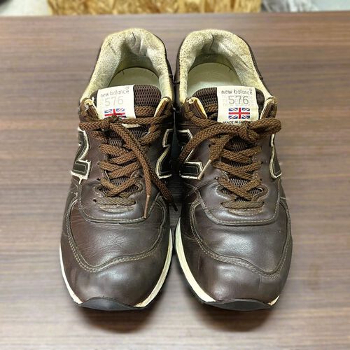 ⭐️値下げ中‼️ゴム部分交換済み✨LEGACY ニューバランス576 レザー オールソール交換（Vibram 930C）｜New