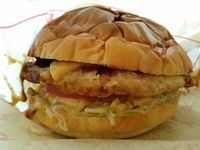 羽地鶏のジャンボバーガー 2015/09/02 10:48:00