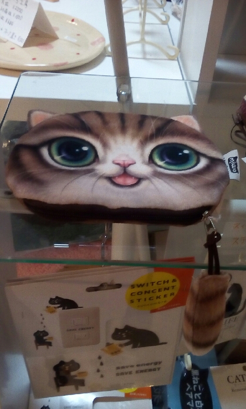 可愛いリアル猫ポーチ:沖縄の猫雑貨店（猫家in neko fan）