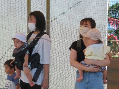馬とふれ合い体験