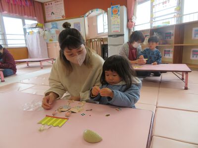 ひな祭り製作