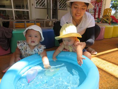 水あそび