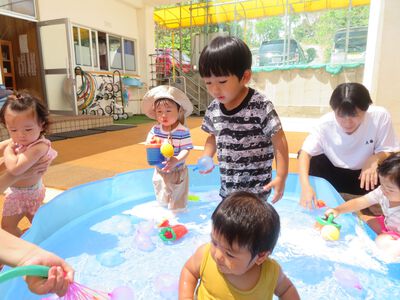 水あそび