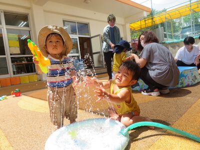 水あそび