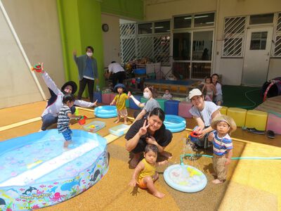 水あそび
