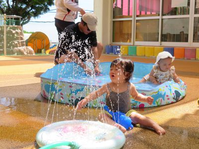 水あそび