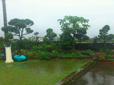 雨の参観日！