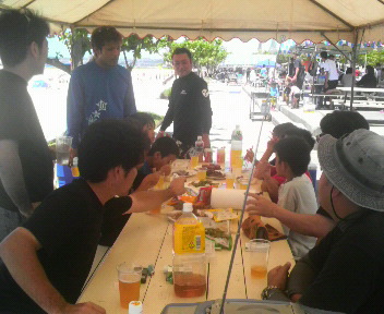 ＢＢＱ〜(^q^)