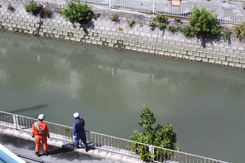 川増水で行方不明者が