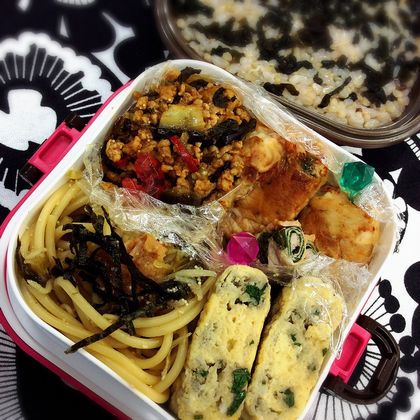 ＋お弁当(｀・ω・´)＋