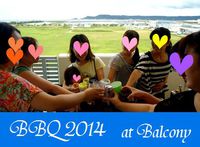 ＋BBQ at Balcony＋ 2014/09/07 18:50:31