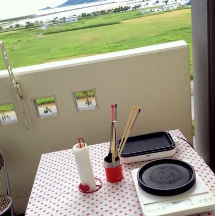 ＋BBQ at balcony -準備編-＋