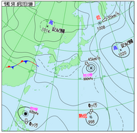 熱低23　→ 台風11号２３