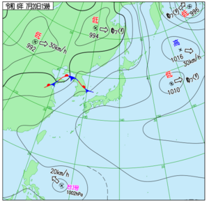 台風3号２４