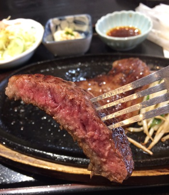 のうれんプラザで肉