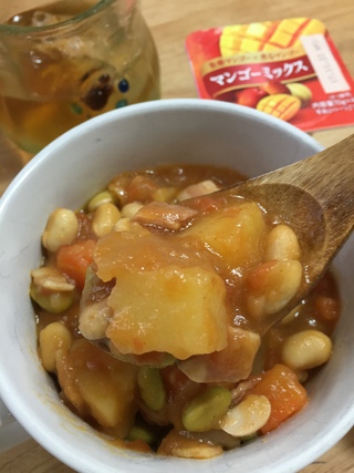 朝食 ポークビーンズ 沖縄で楽しく育児 朝食 ポークビーンズ 沖縄で楽しく育児