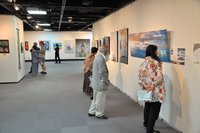 ７月１２日（土）第３２回沖縄平和美術展の４日目が無事終了いたしました。 2014/07/12 21:34:53
