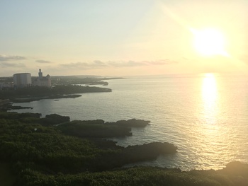 宮古島上陸中