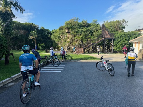 お早うサイクリング無事終了！